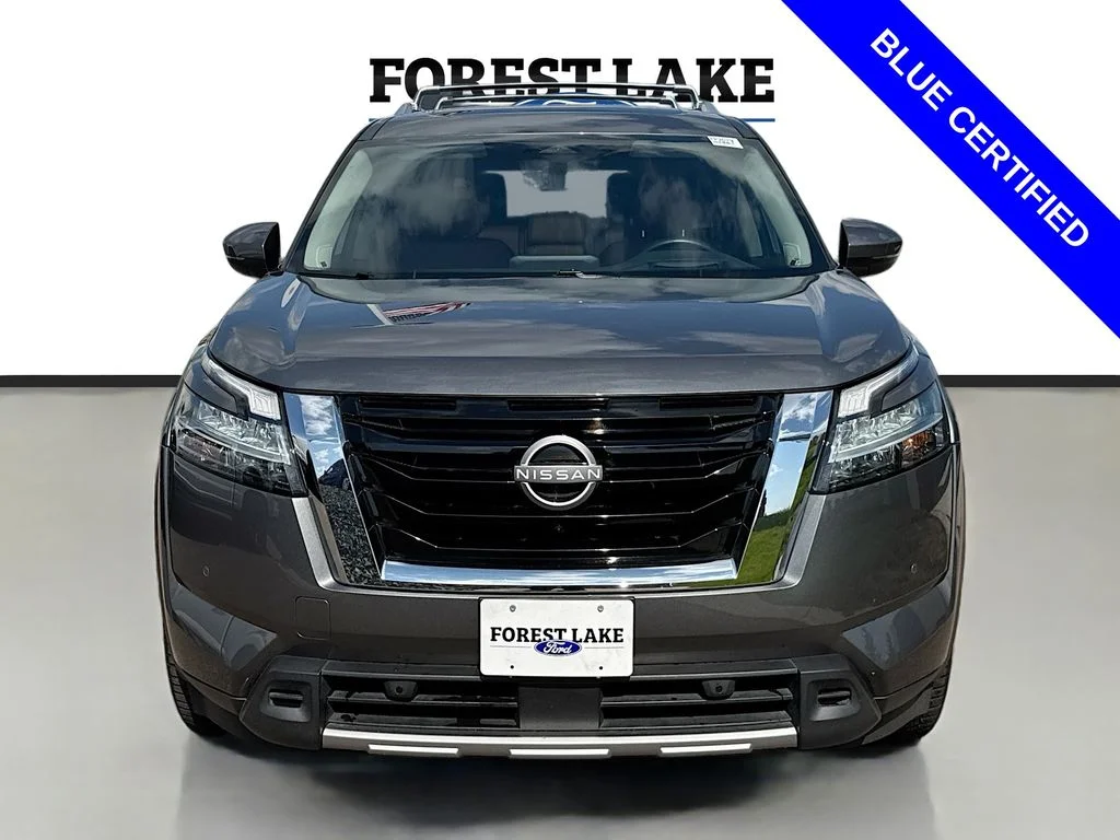 Certified 2023 Nissan Pathfinder Platinum with VIN 5N1DR3DJ7PC259634 for sale in Forest Lake, Minnesota