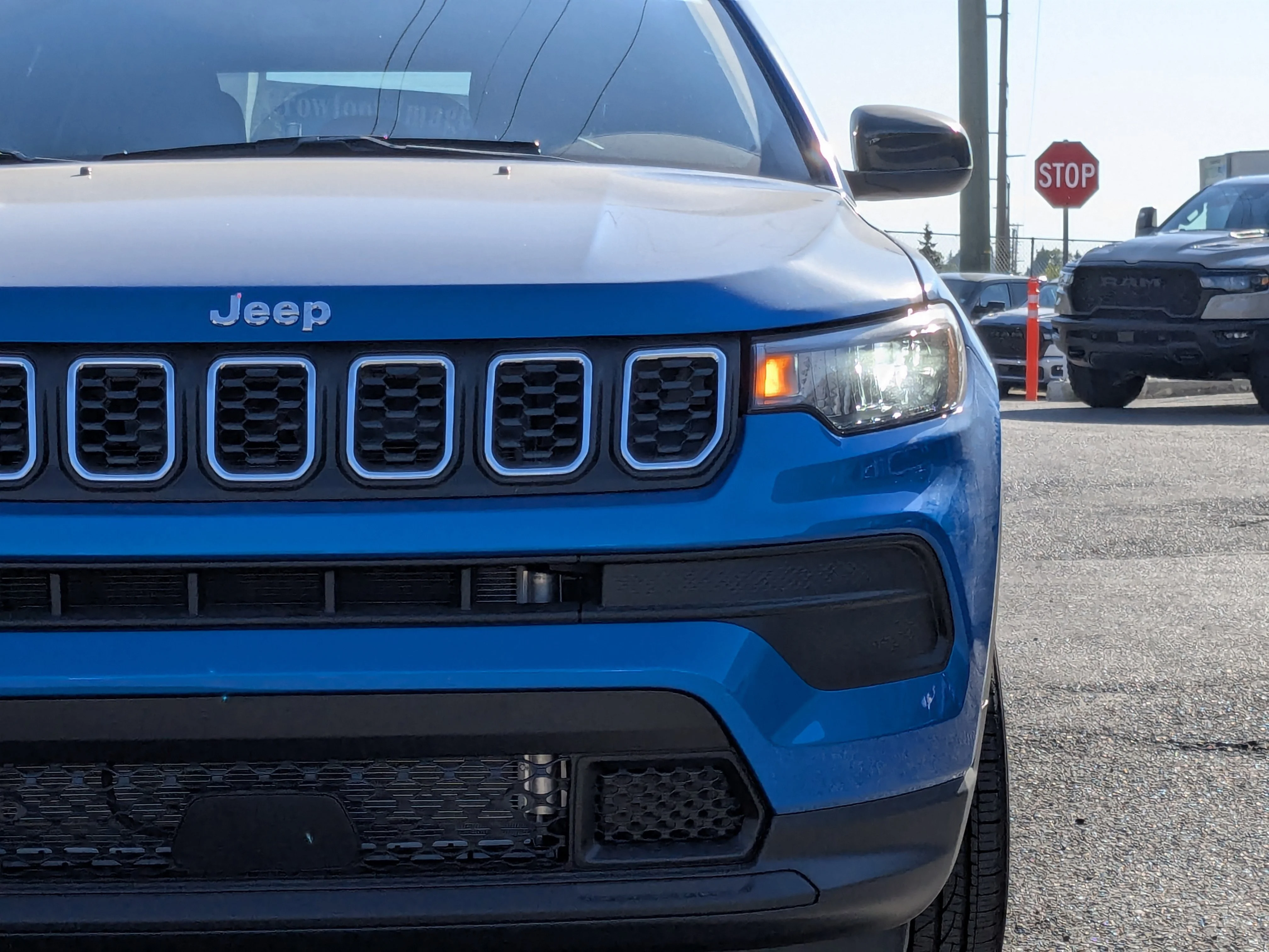 New 2025 Blue Jeep Sport - - Forward Collision Warning - LED Head Lamps - Heated Seats and More! image 10