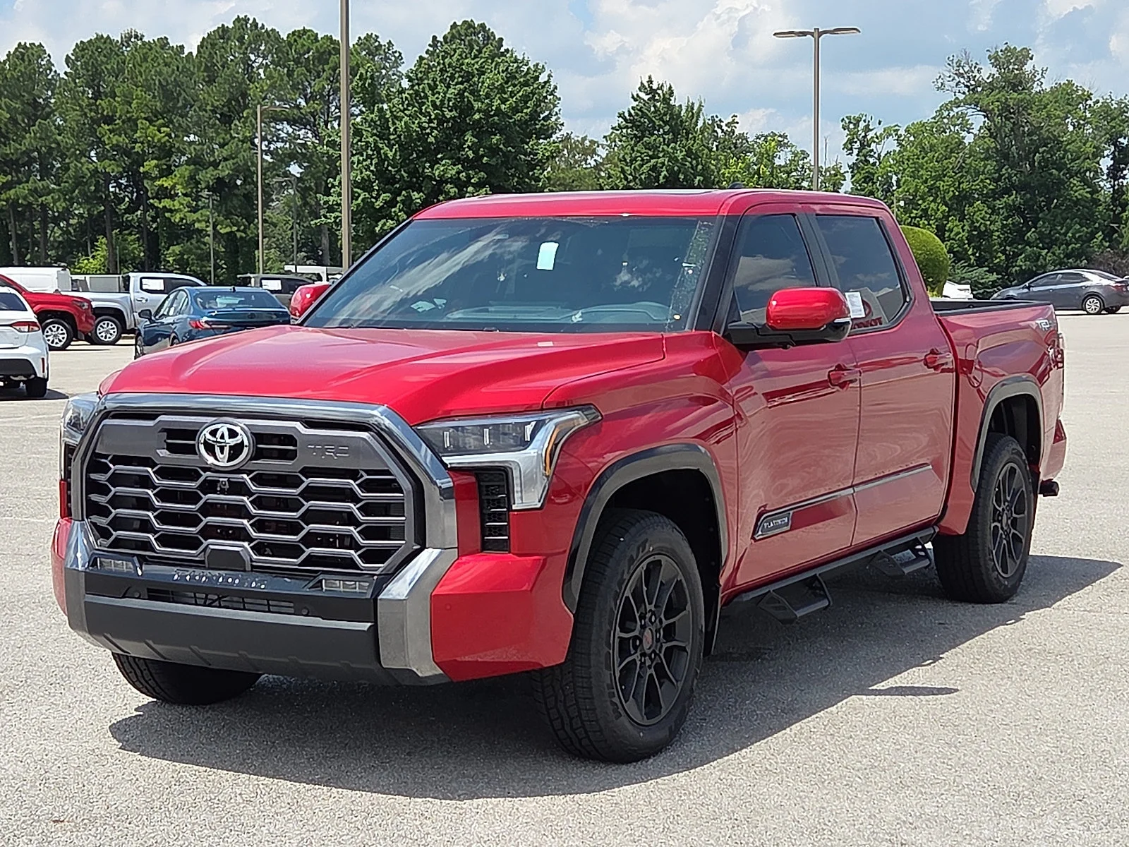 New 2026 Supersonic Red Toyota Platinum image 2