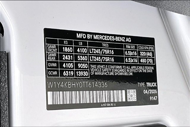 New 2026 Arctic White Mercedes-Benz Cargo 144 WB image 49