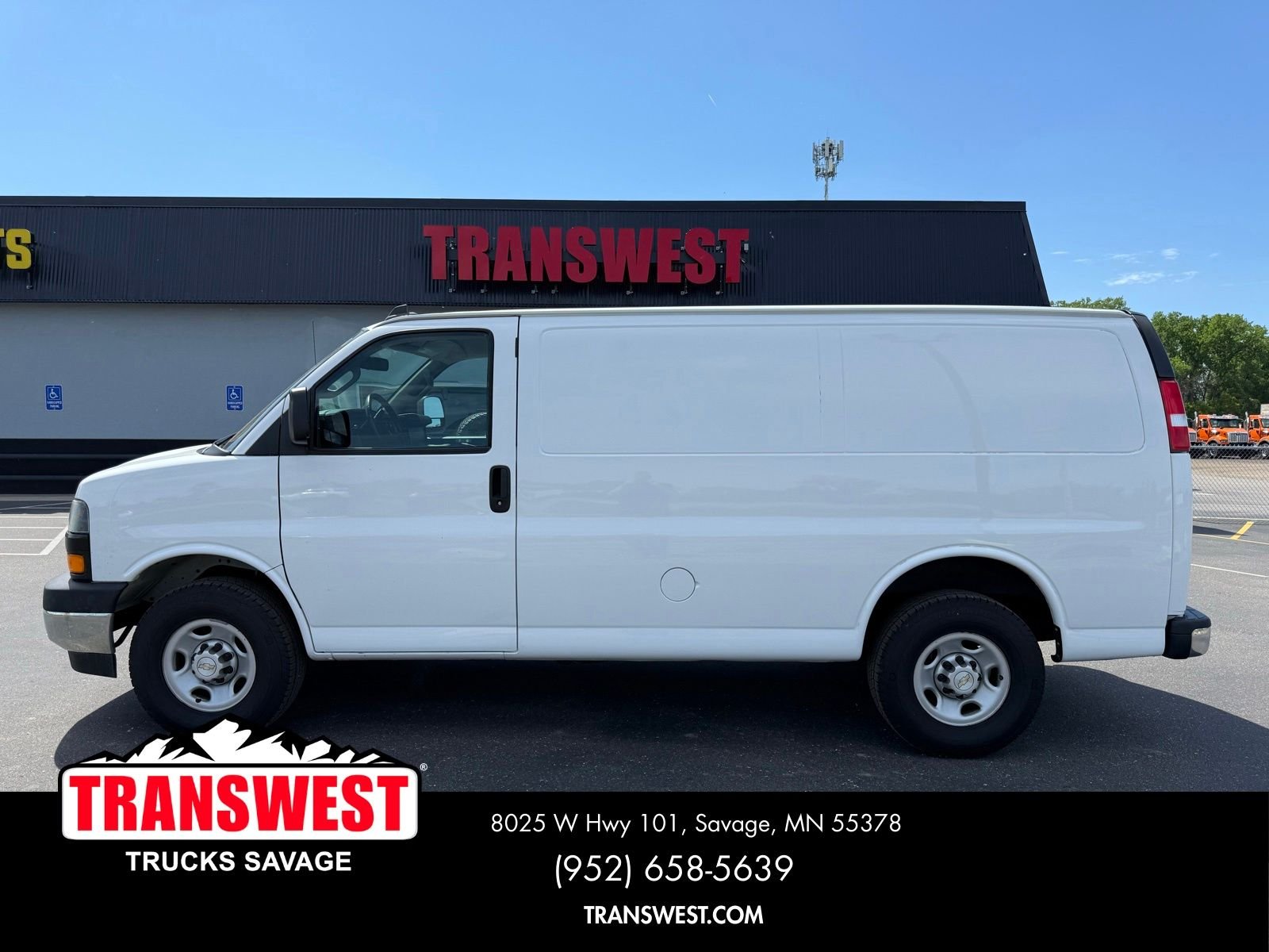 Used 2021 Chevrolet Express Cargo Work Van with VIN 1GCWGAFP0M1302159 for sale in Minneapolis, Minnesota