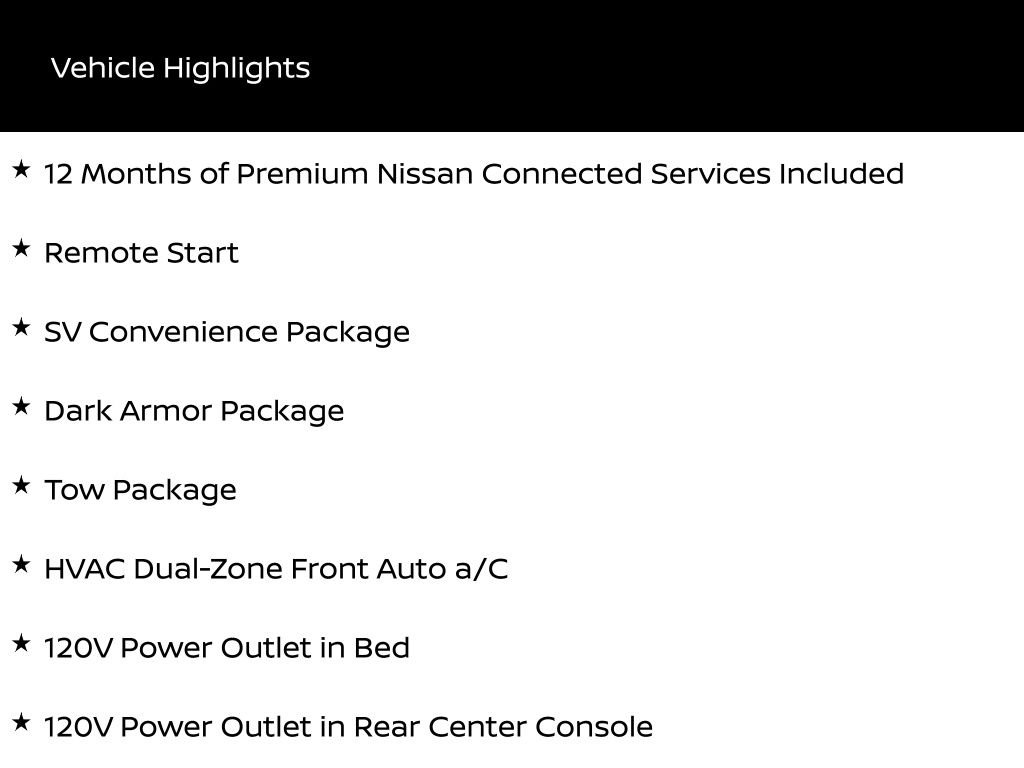 New 2026 White Nissan SV Dark Armor Package image 7
