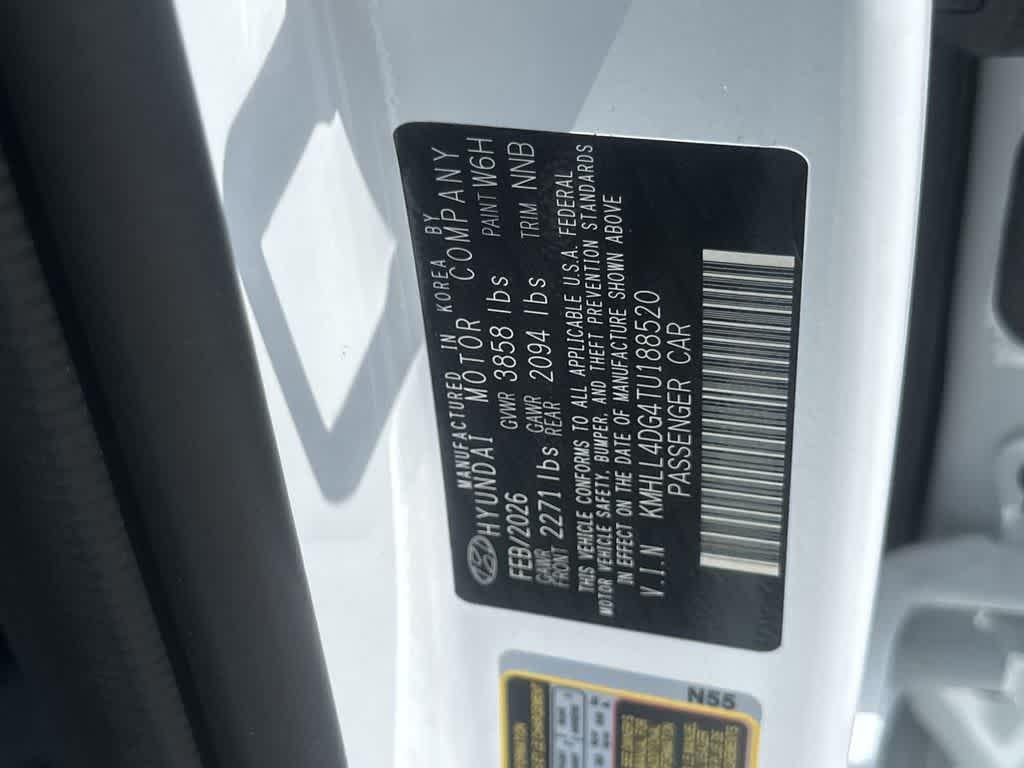New 2026 Serenity White Hyundai SE image 16