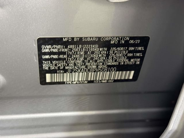 Used 2023 Ice Silver Metallic Subaru Premium image 16