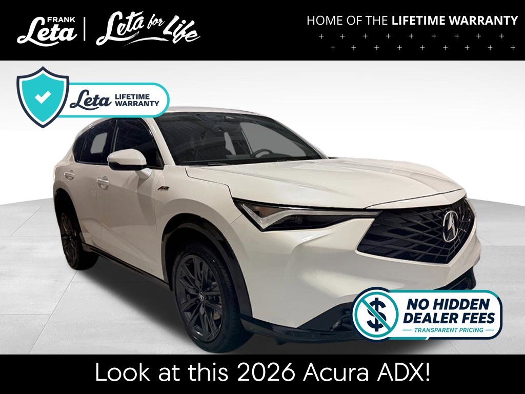 New 2026 Platinum White Pearl Acura w/A-Spec Package image 10