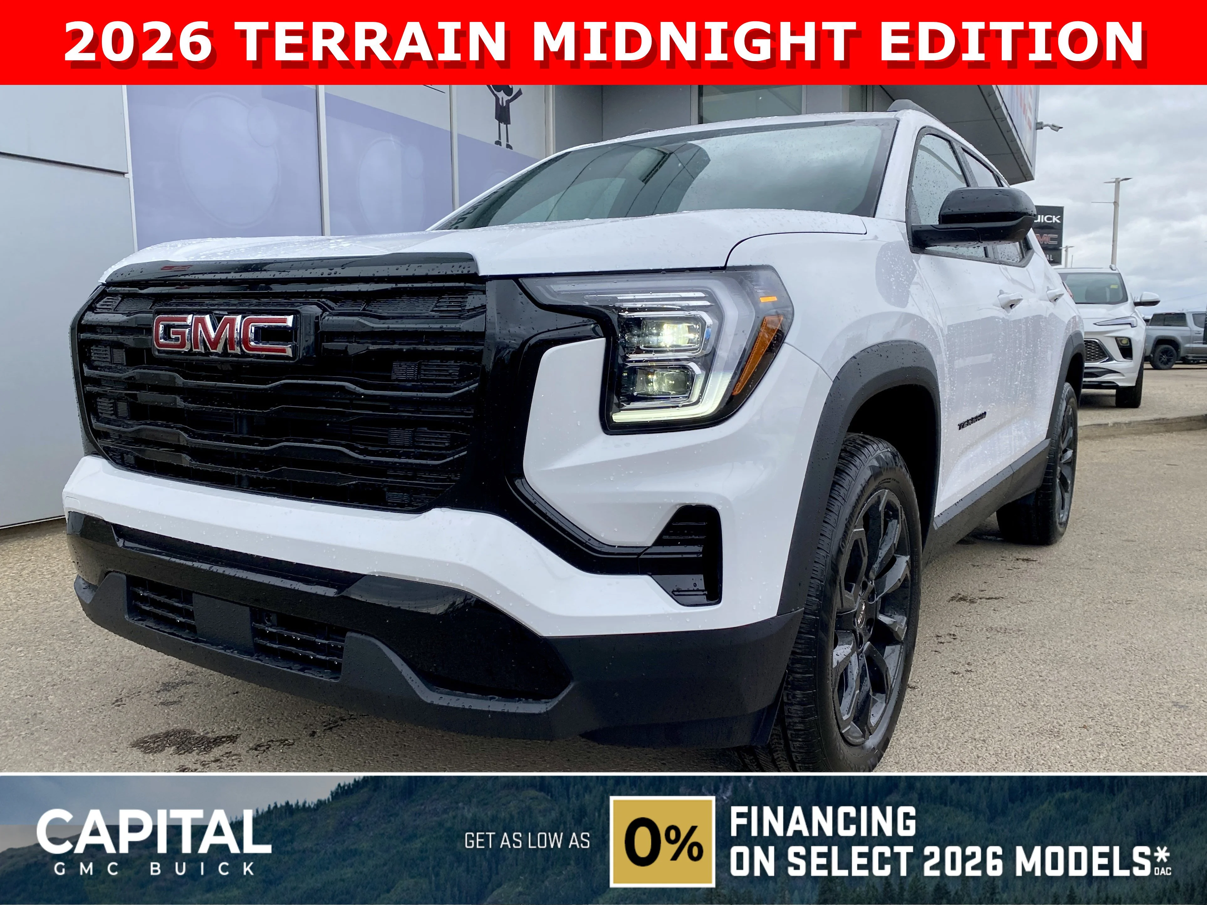 New 2026 Summit White GMC AWD Elevation image 1