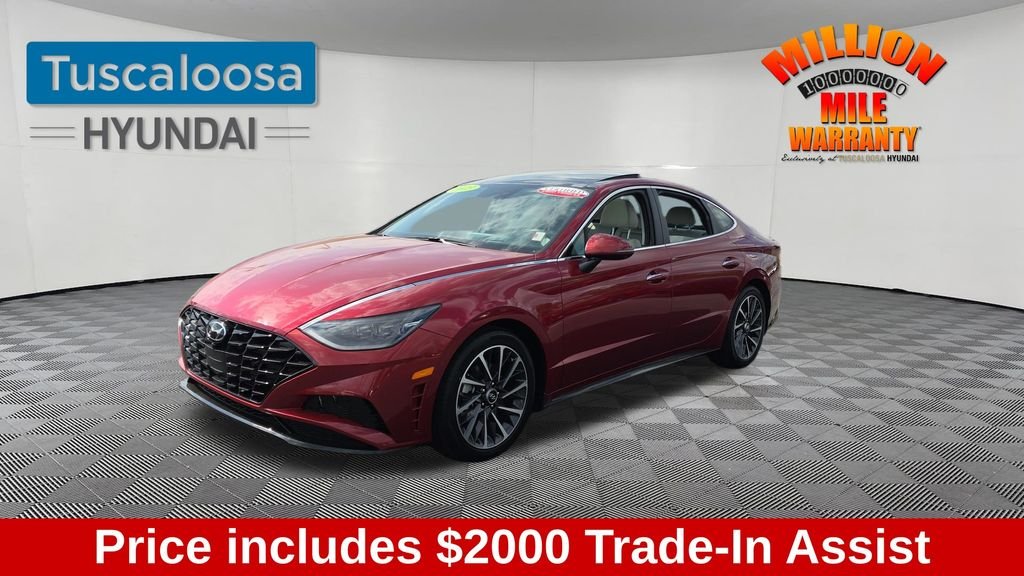 Certified Used 2023 Red Hyundai Limited image 3