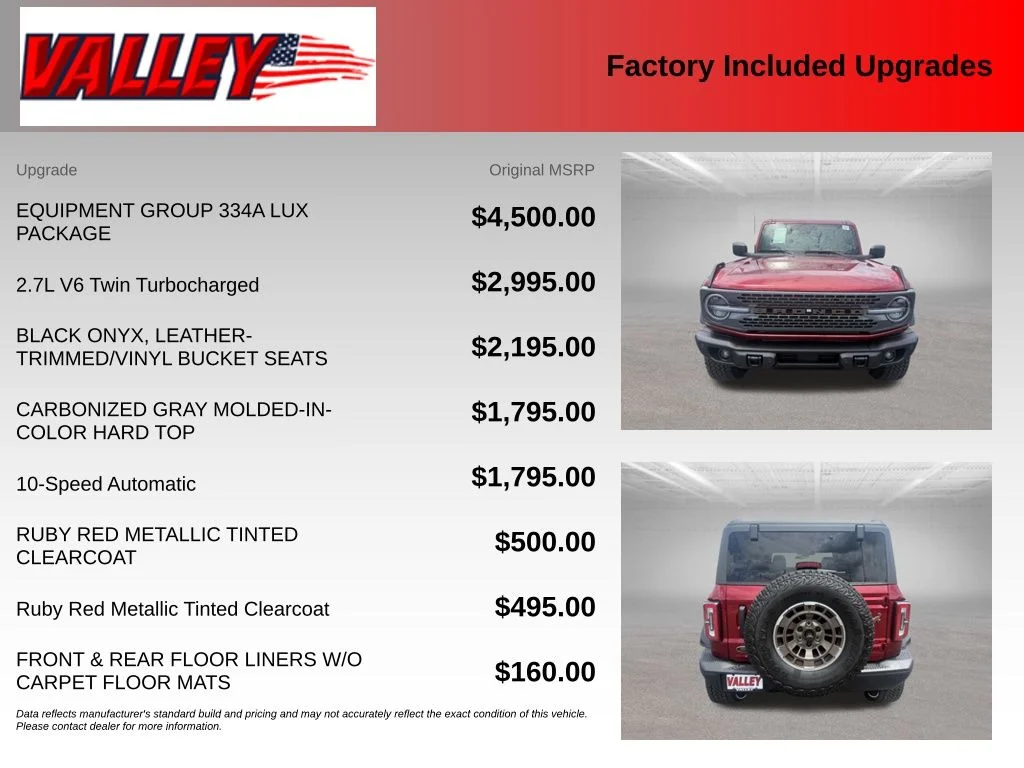 New 2026 Ruby Red Metallic Tinted Clearcoat Ford Badlands® image 4