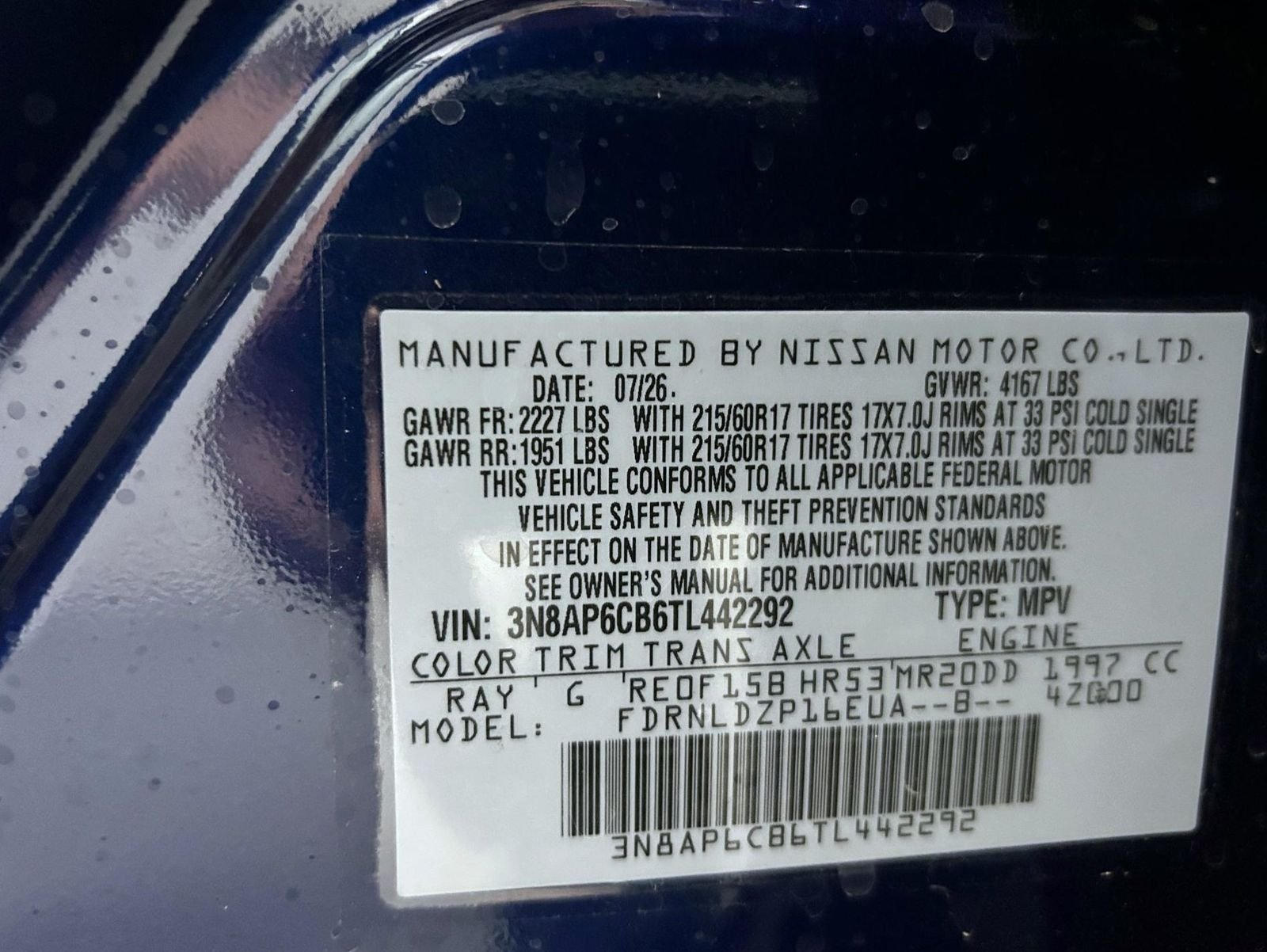 New 2026 Blue Nissan SV image 25