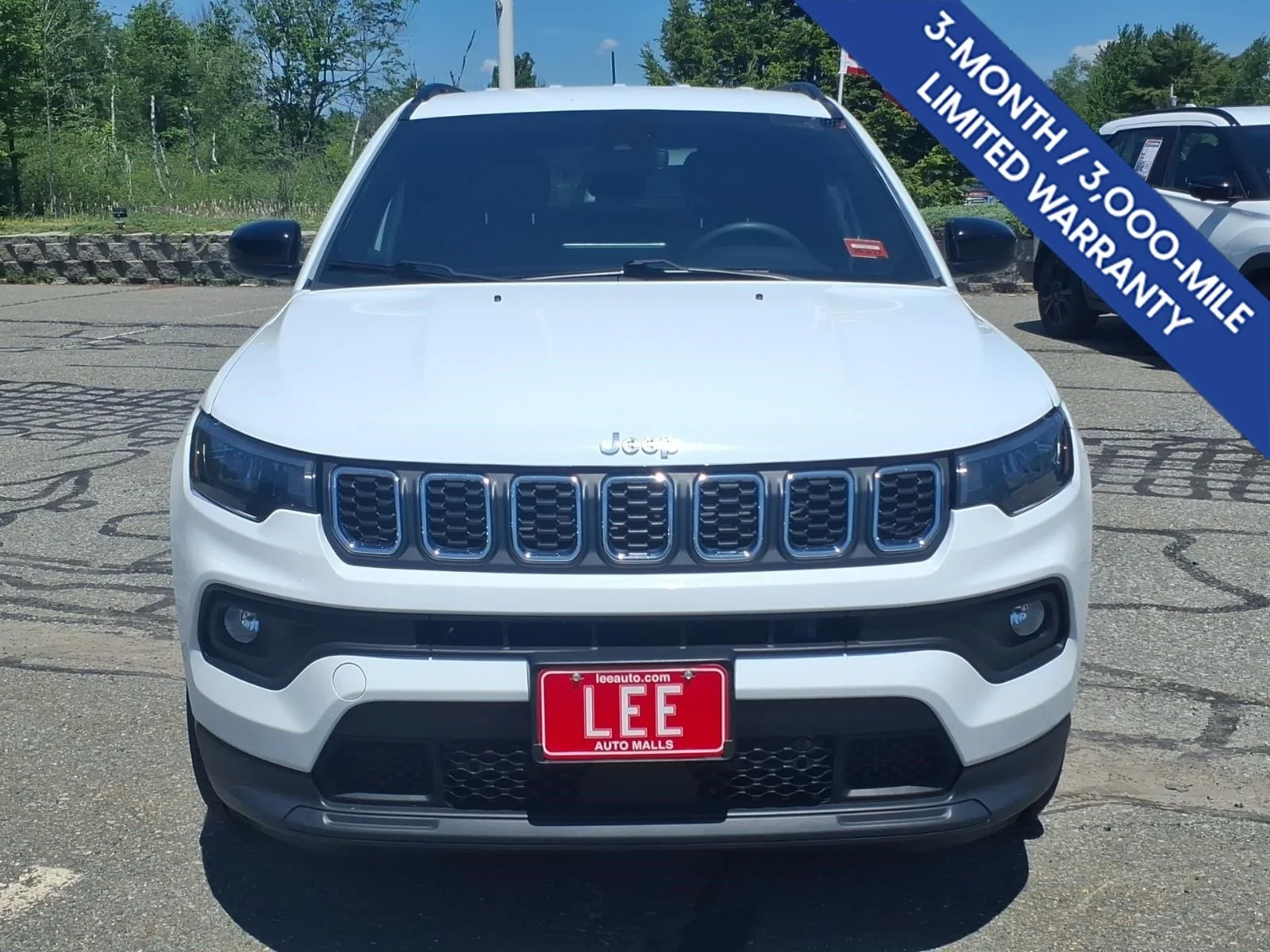 Used 2024 Bright White Clearcoat Jeep Latitude image 2