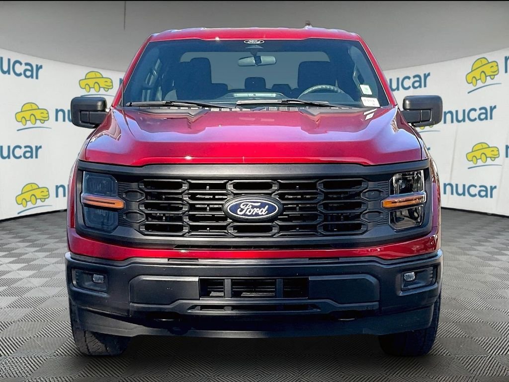 Used 2024 Rapid Red Metallic Tinted Clearcoat Ford STX SuperCrew image 2