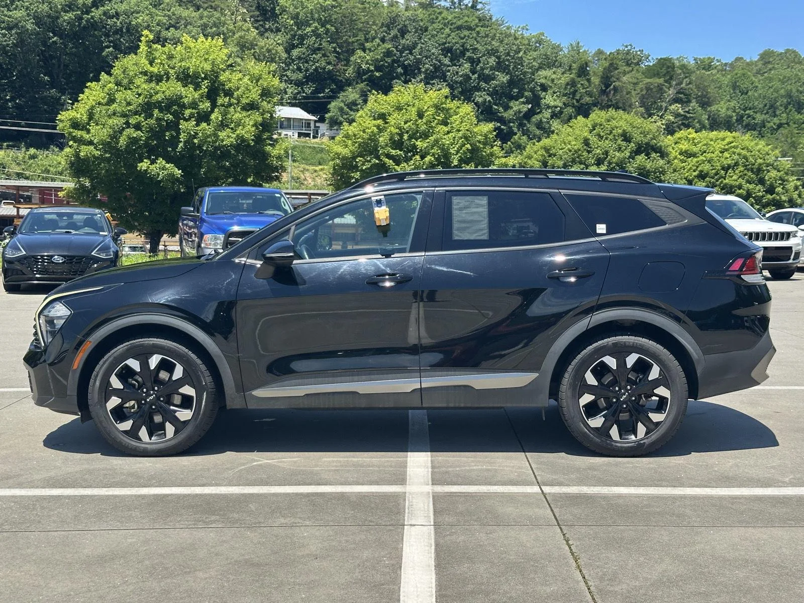 Used 2023 Ebony Black Kia X-Line image 3