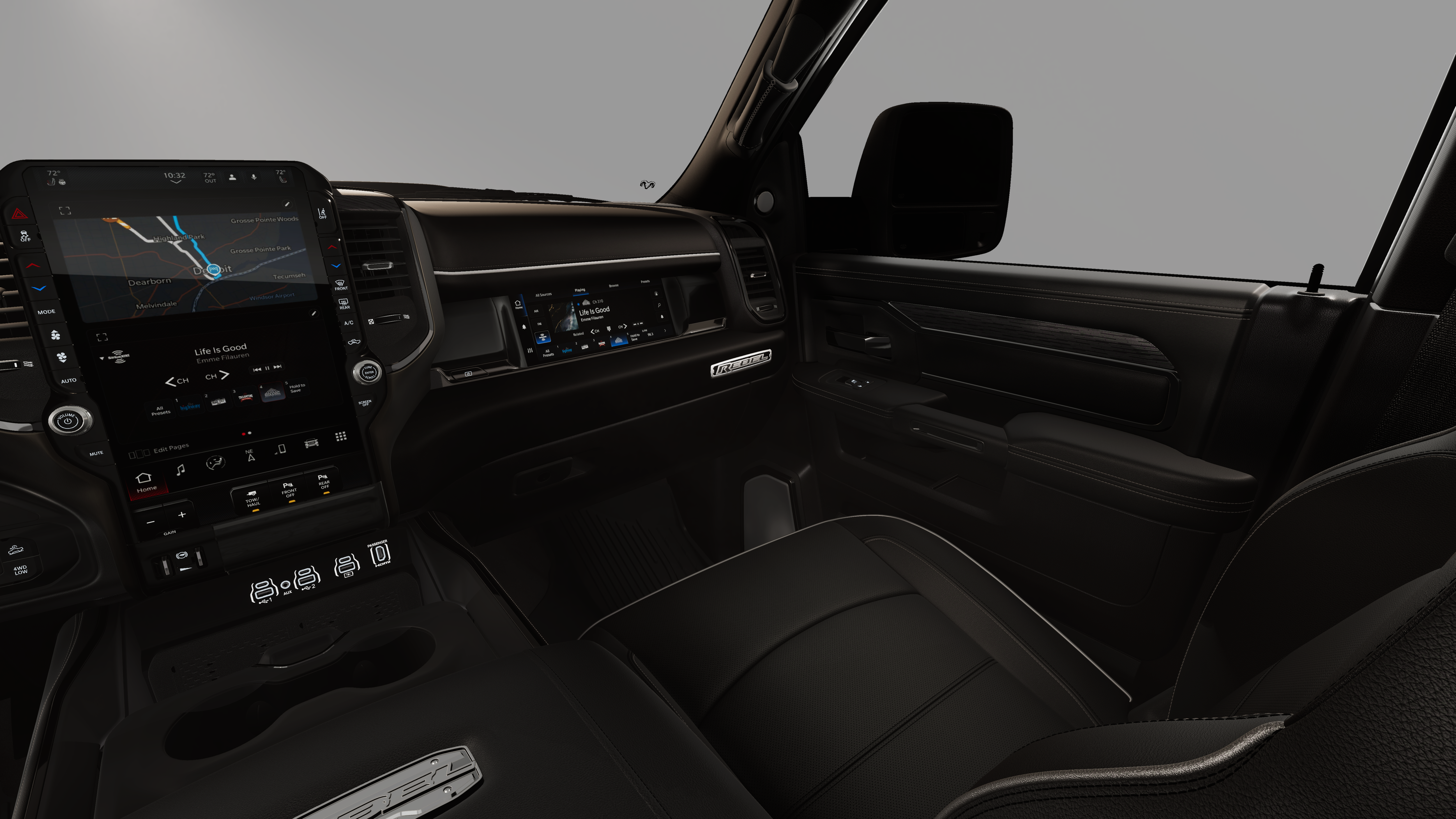 New 2026 Ceramic Gray Clear-Coat Exterior Paint RAM REBEL image 33