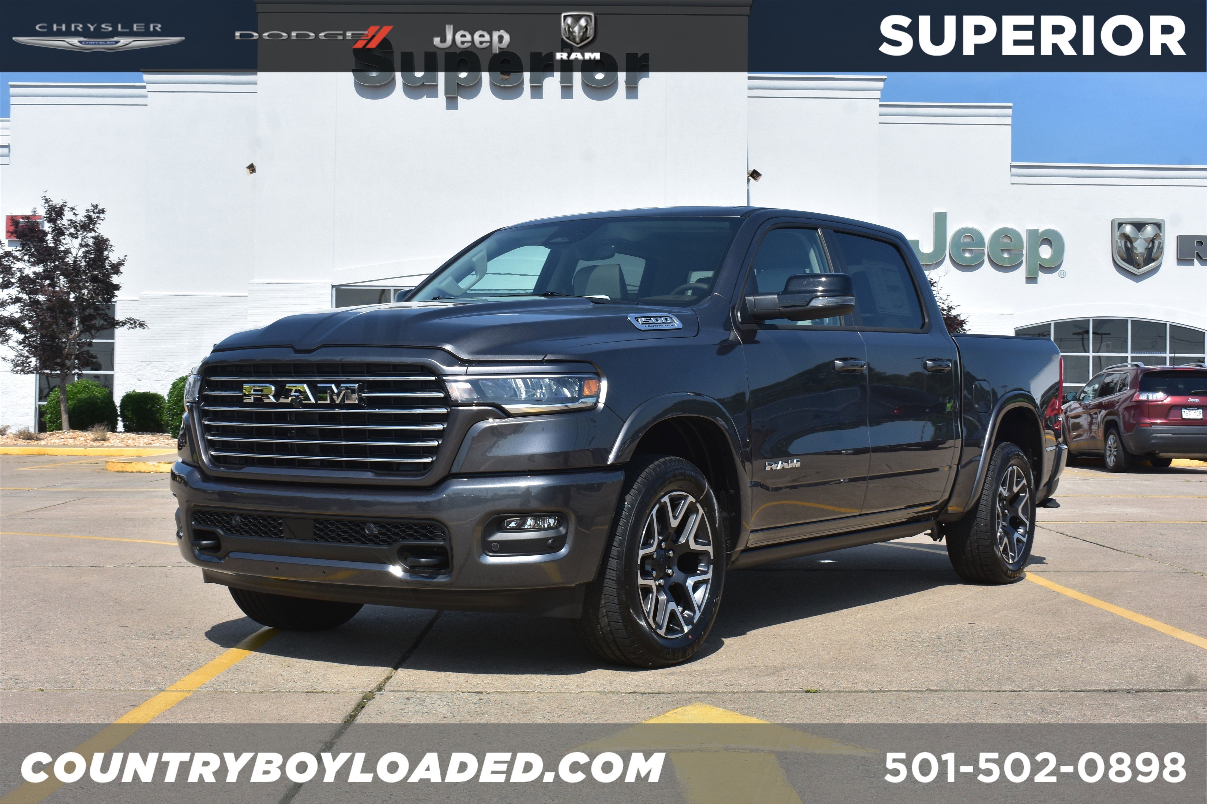 New 2026 Granite Crystal Metallic Clear-Coat Exterior Paint RAM Laramie image 1