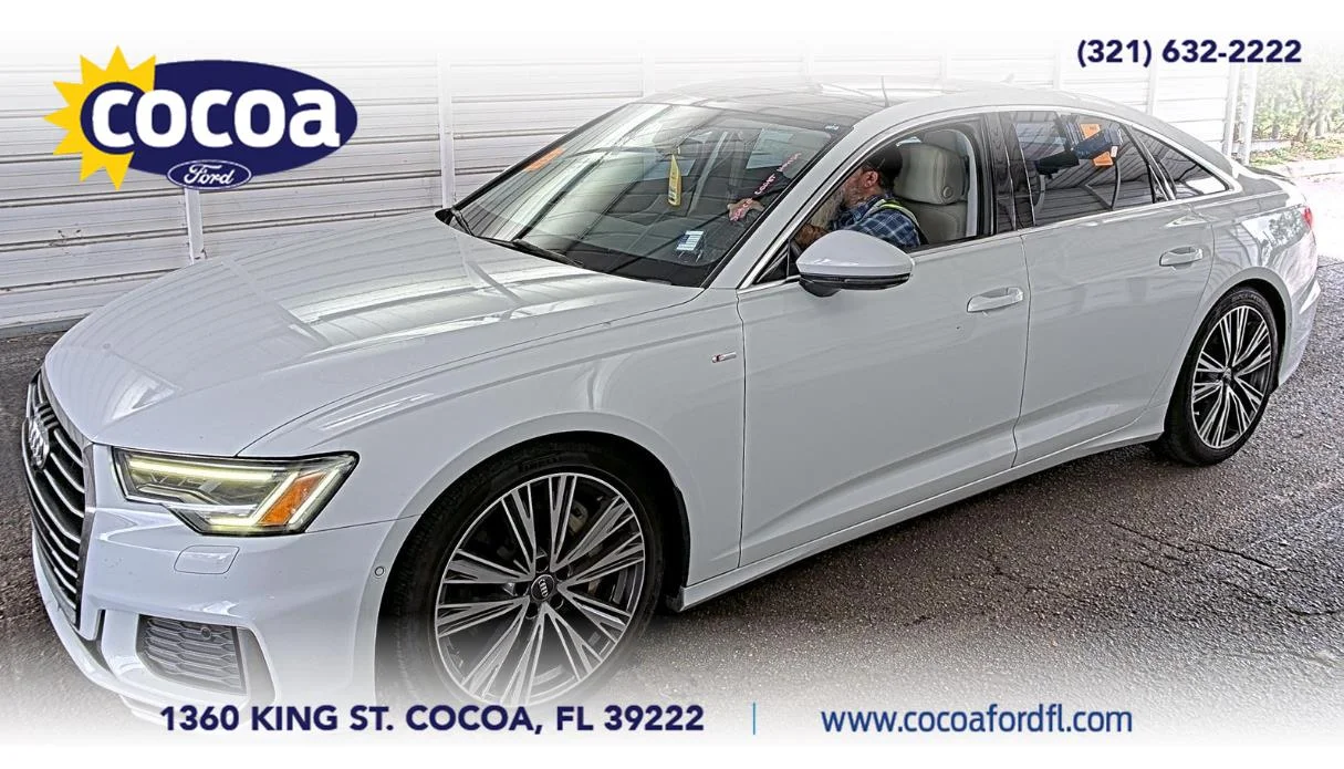 Used 2019 Glacier White Metallic Audi Premium Plus image 1
