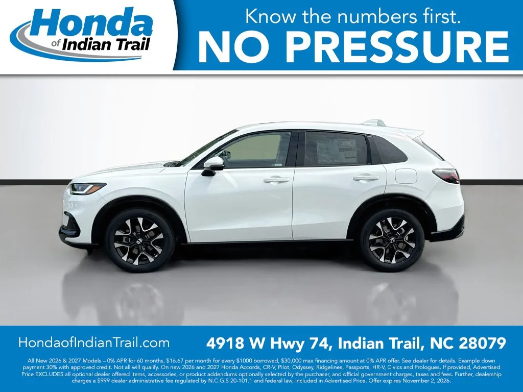 New 2027 Platinum White Pearl Honda EX-L image 4