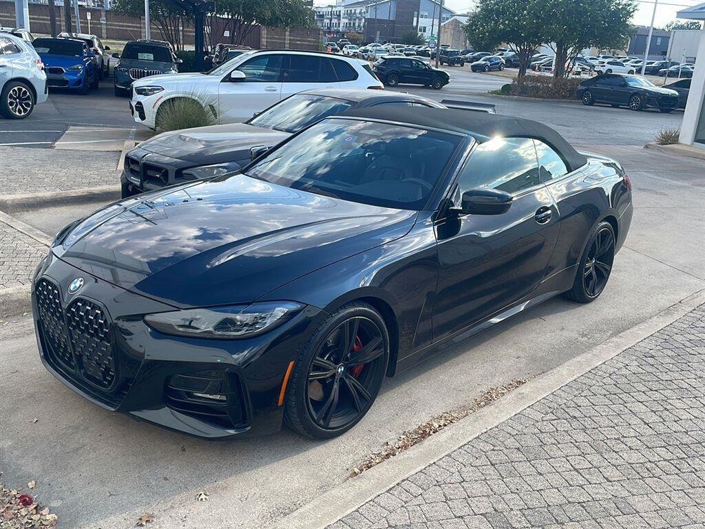 Used 2023 Black Sapphire Metallic BMW 430i image 1