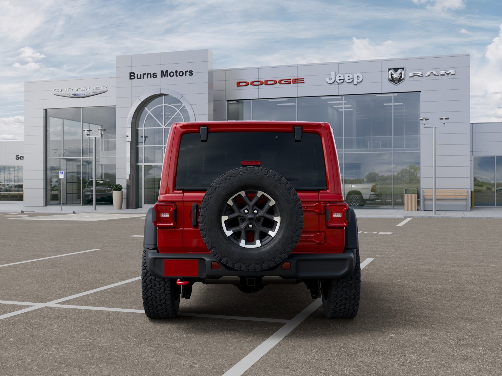 New 2026 Firecracker Red Clear-Coat Exterior Paint Jeep Rubicon 4-Door image 7
