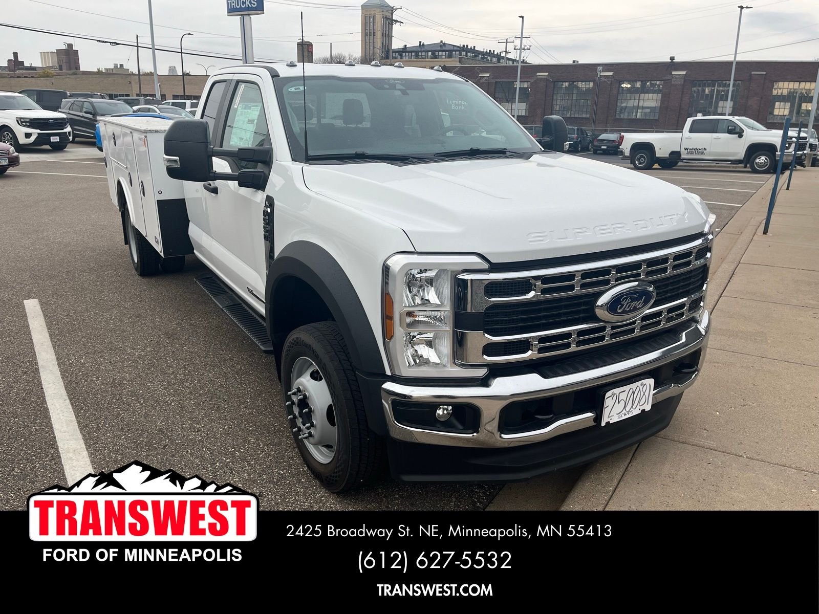 New 2025 Oxford White Ford F-550® XL image 2