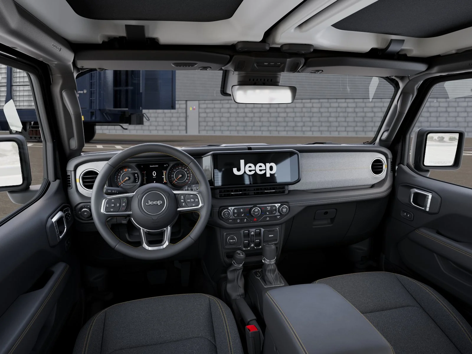 New 2026 Granite Crystal Metallic Clear-Coat Exterior Paint Jeep Sahara image 8