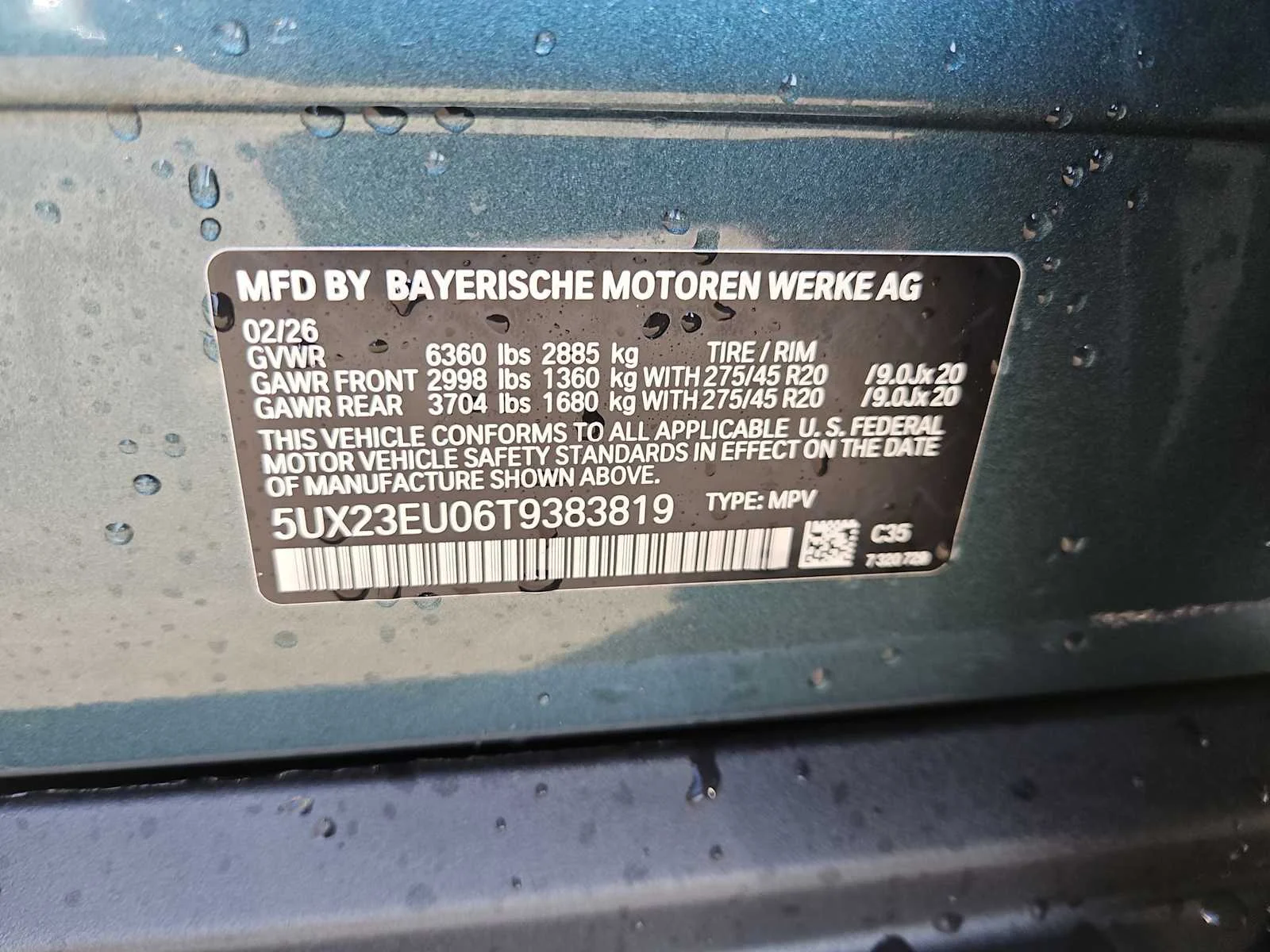New 2026 Blue Ridge Mountain Metallic BMW xDrive40i image 34