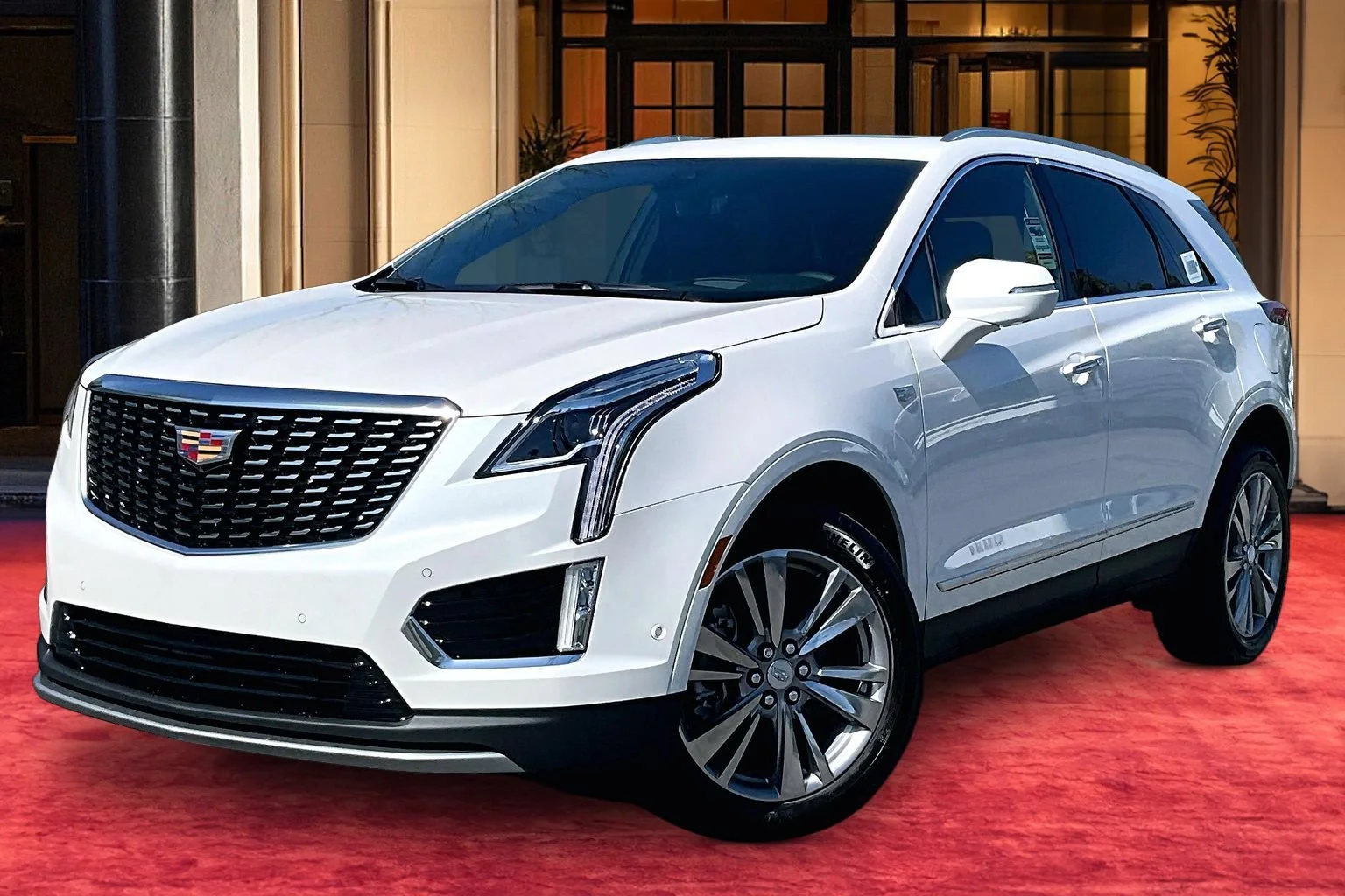 New 2026 Crystal White Tricoat Cadillac Premium Luxury image 1