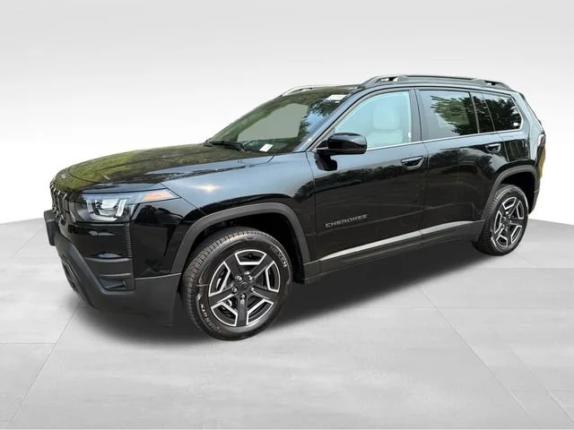 New 2026 Diamond Black Crystal Pearlcoat Jeep Limited image 3