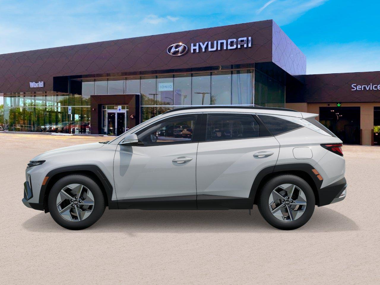 New 2026 Creamy White Pearl Hyundai SEL image 3