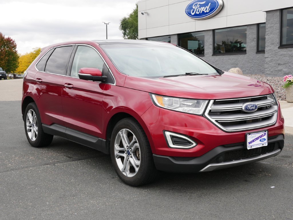 Used 2018 Ford Edge Titanium with VIN 2FMPK4K88JBB39761 for sale in Northfield, Minnesota