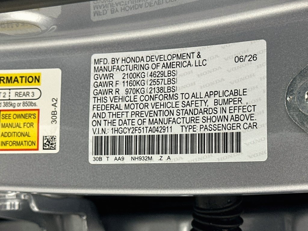 Certified Used 2026 Solar Silver Metallic Honda Sport image 30