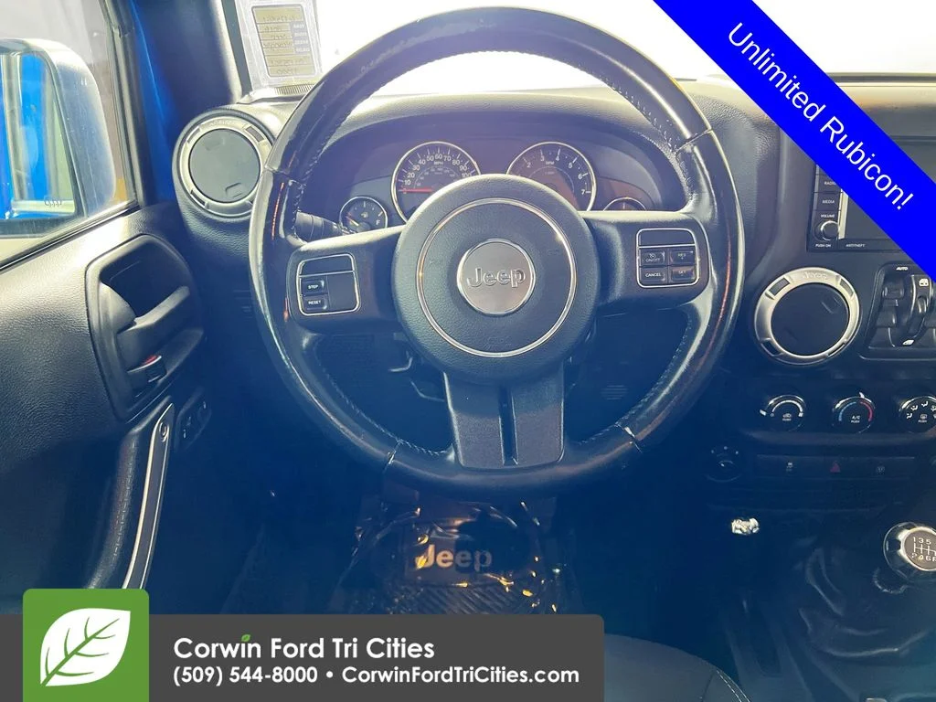 Used 2016 Blue Jeep Unlimited Rubicon image 23