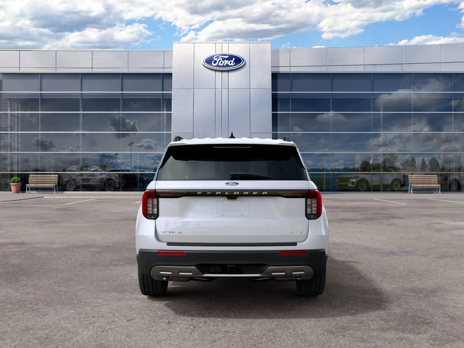 New 2027 Star White Metallic Tri-Coat Ford Active image 7