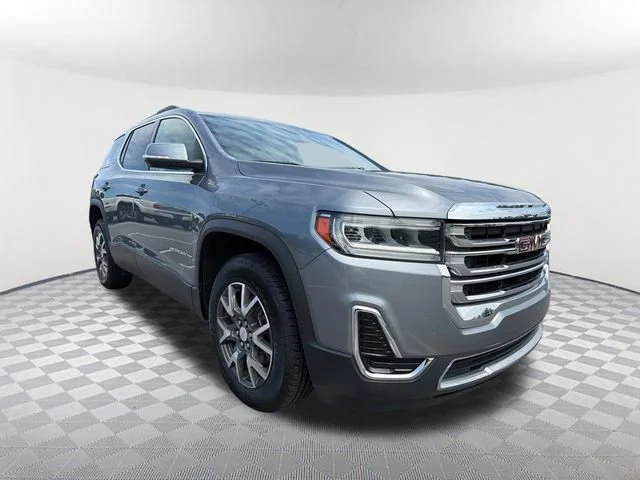 Used 2021 SATIN STEEL METALLIC GMC SLE image 3