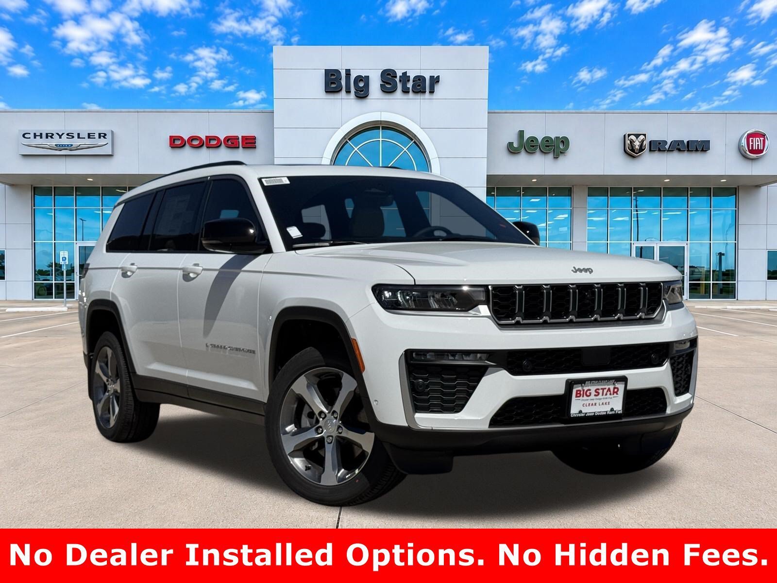 New 2026 Bright White Clear-Coat Exterior Paint Jeep Limited image 1