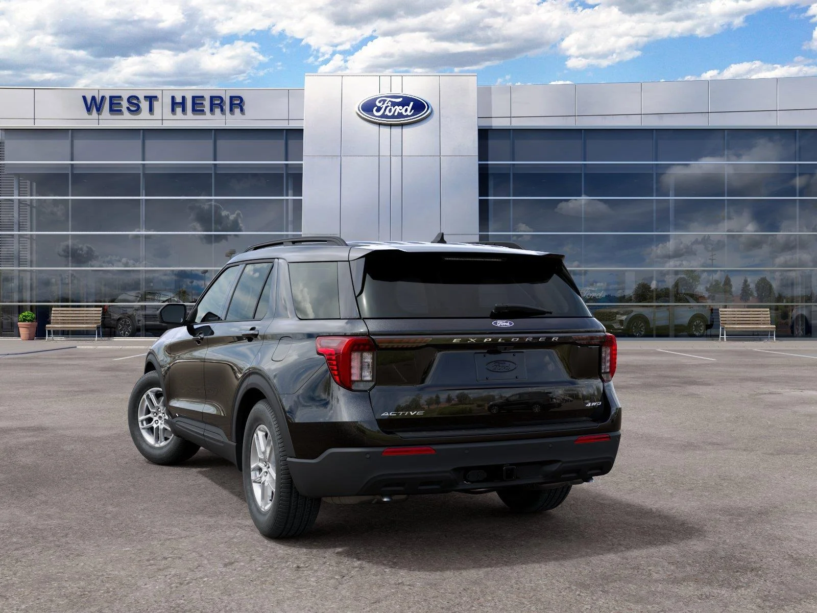 New 2027 Agate Black Metallic Ford Active image 4