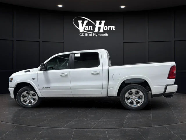 New 2026 Bright White Clear-Coat Exterior Paint RAM Big Horn/Lone Star image 4
