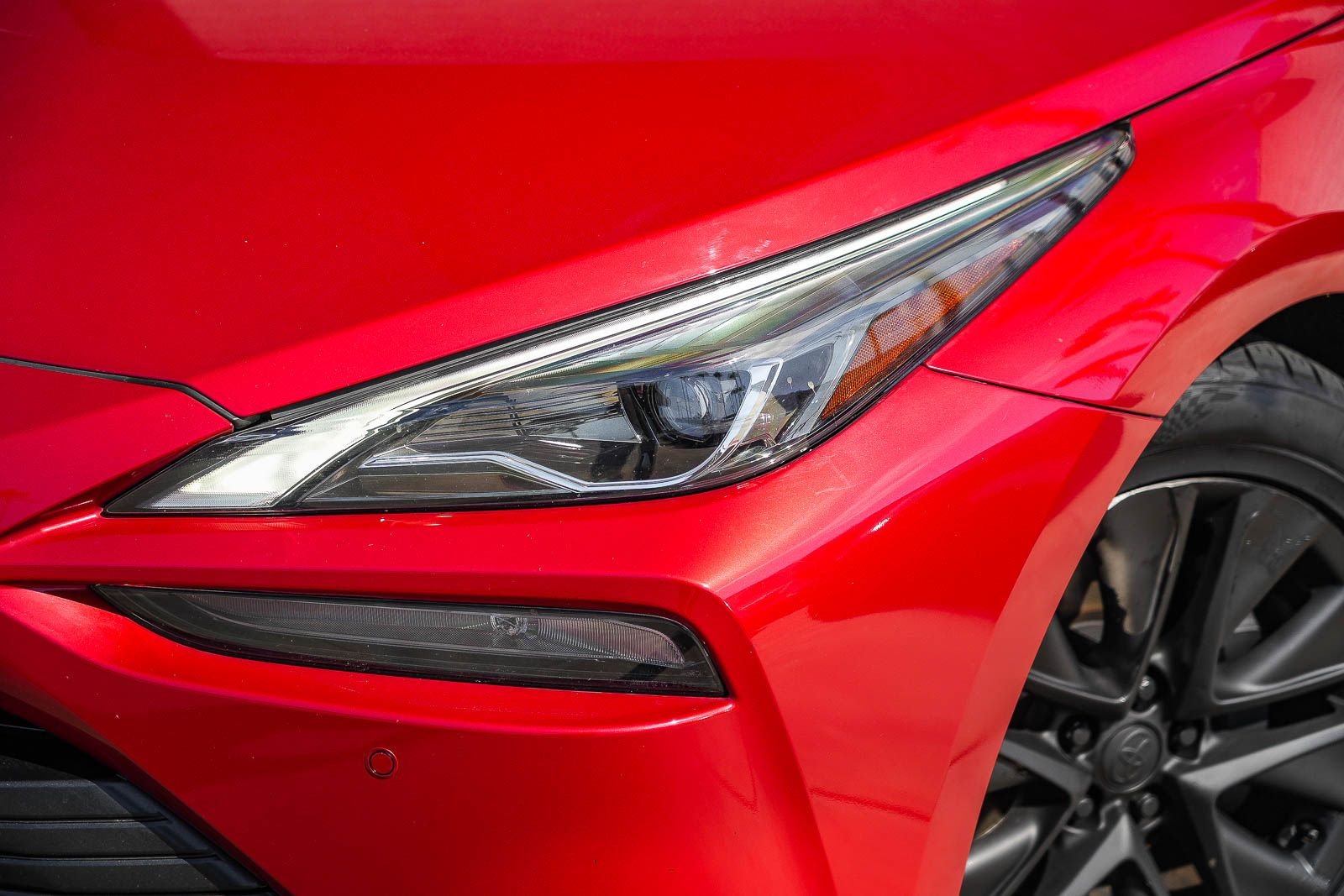 Certified Used 2021 Red Toyota XLE image 2