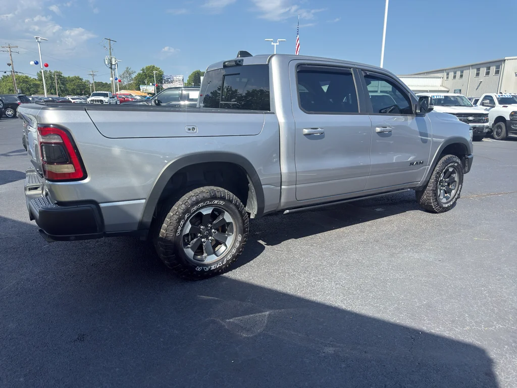 Used 2021 Billet Silver Metallic Clearcoat Ram Rebel image 4