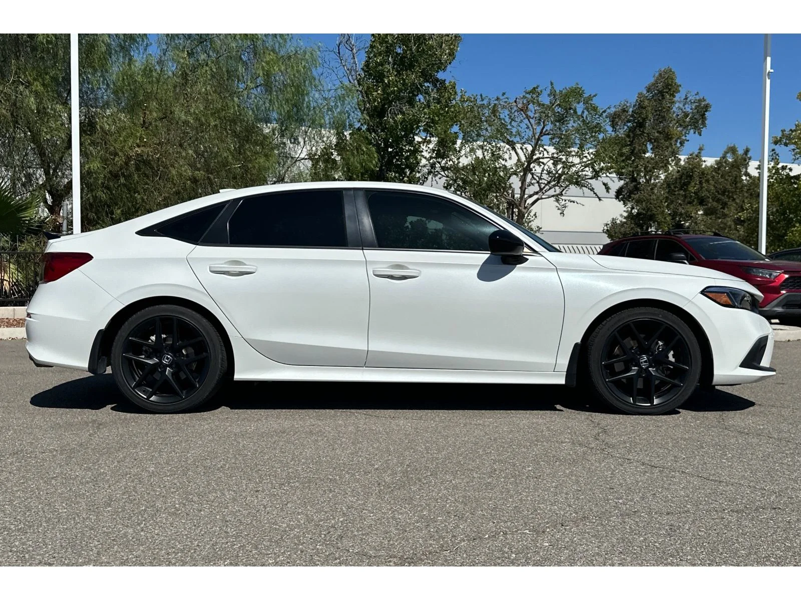 Used 2023 Platinum White Pearl Honda 4DR MT image 7