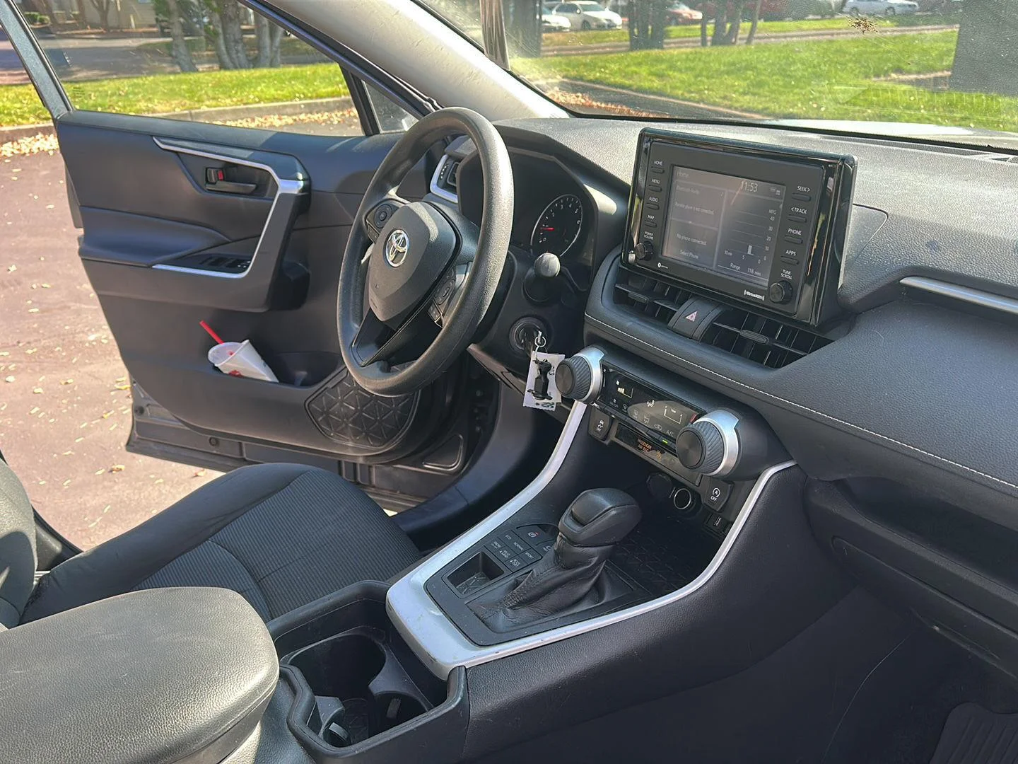 Used 2021 Magnetic Gray Metallic Toyota LE image 11