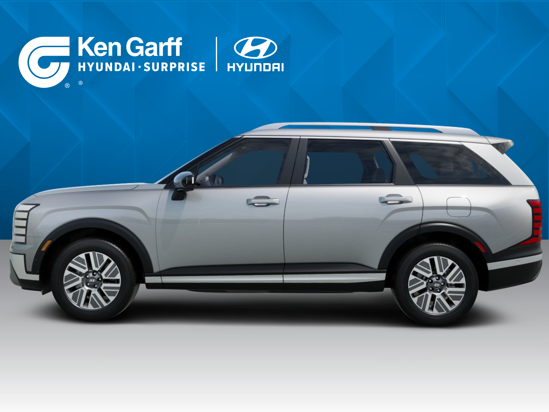 New 2027 Shimmering Silver Hyundai Blue SEL Premium 7P image 3