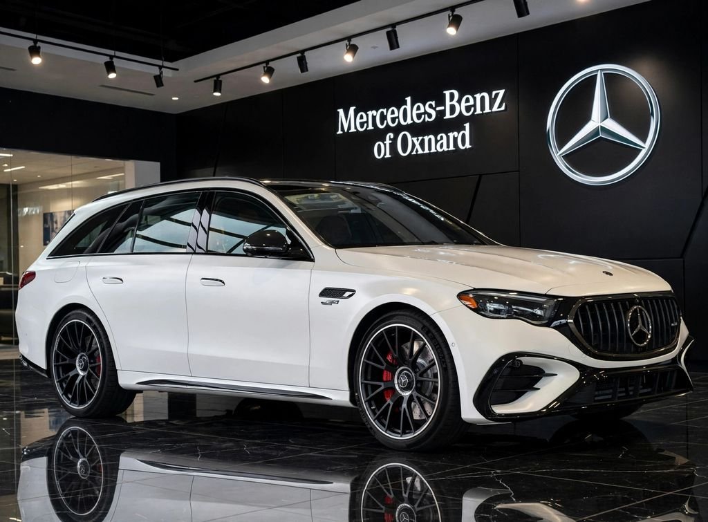 New 2026 MANUFAKTUR Moonlight White Magno Mercedes-Benz AMG® E 53 E 4MATIC+ Wagon image 1