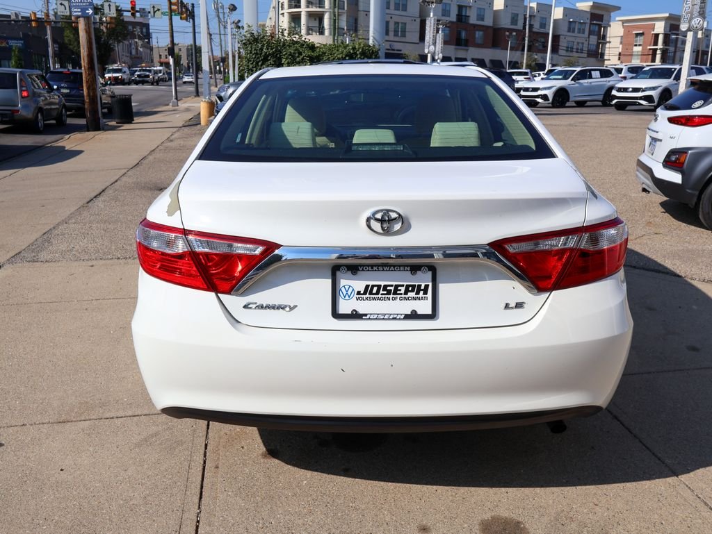 Used 2015 White Toyota LE image 4