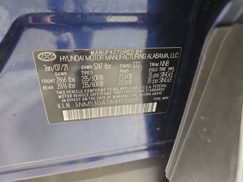 Used 2021 Blue Hyundai SEL image 30
