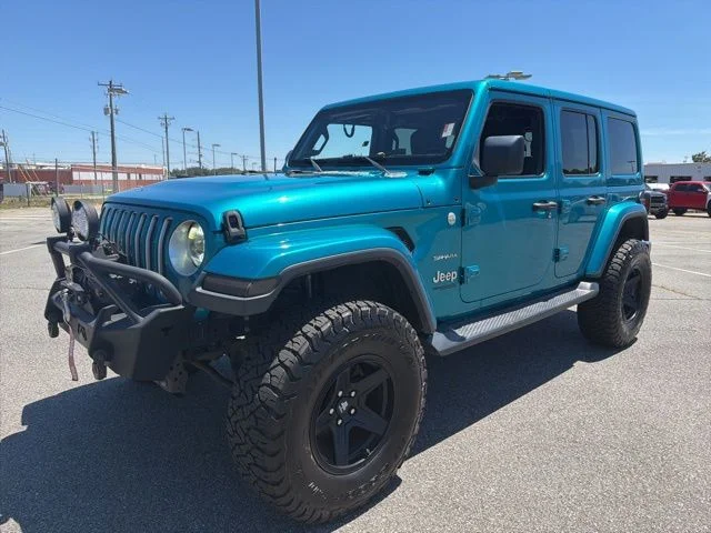 Used 2020 Mojito! Clearcoat Jeep Unlimited Sahara image 7