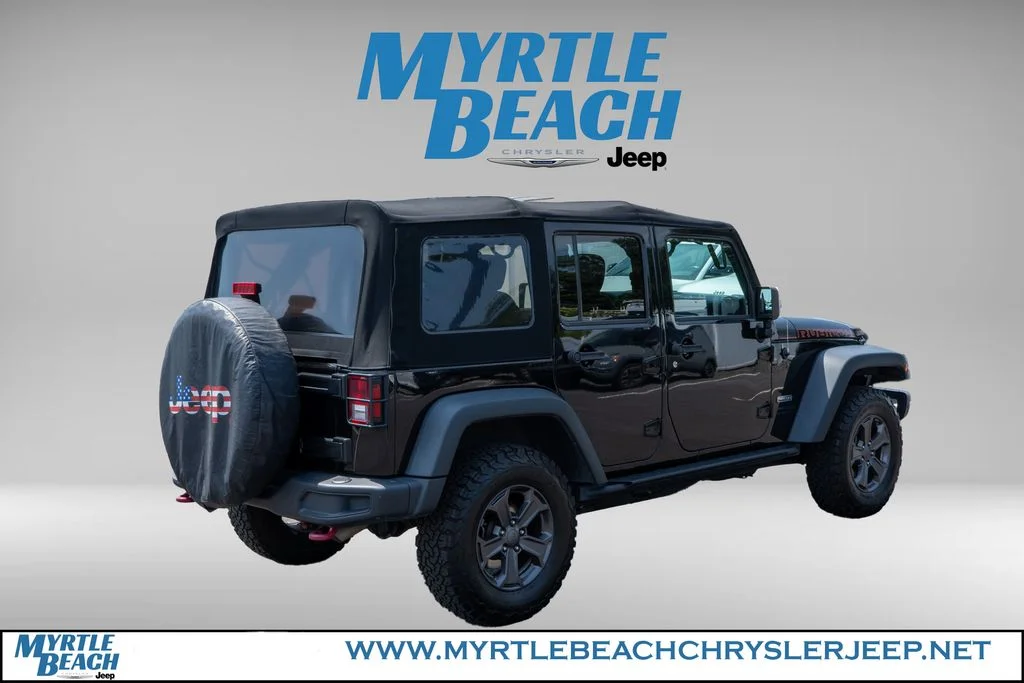Used 2018 Black Clearcoat Jeep Unlimited Rubicon image 6
