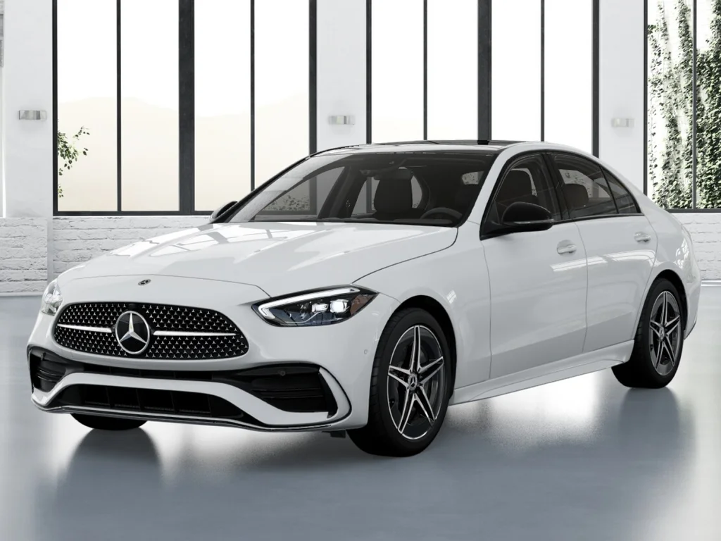 New 2026 White Mercedes-Benz C 300 image 1