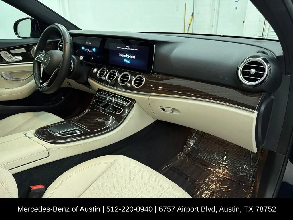 Certified Used 2021 Blue Mercedes-Benz E 350 image 29