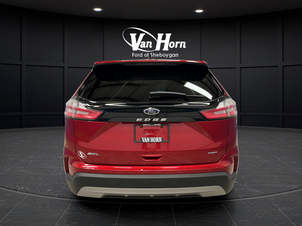 Used 2022 Rapid Red Metallic Tinted Clearcoat Ford SEL image 6