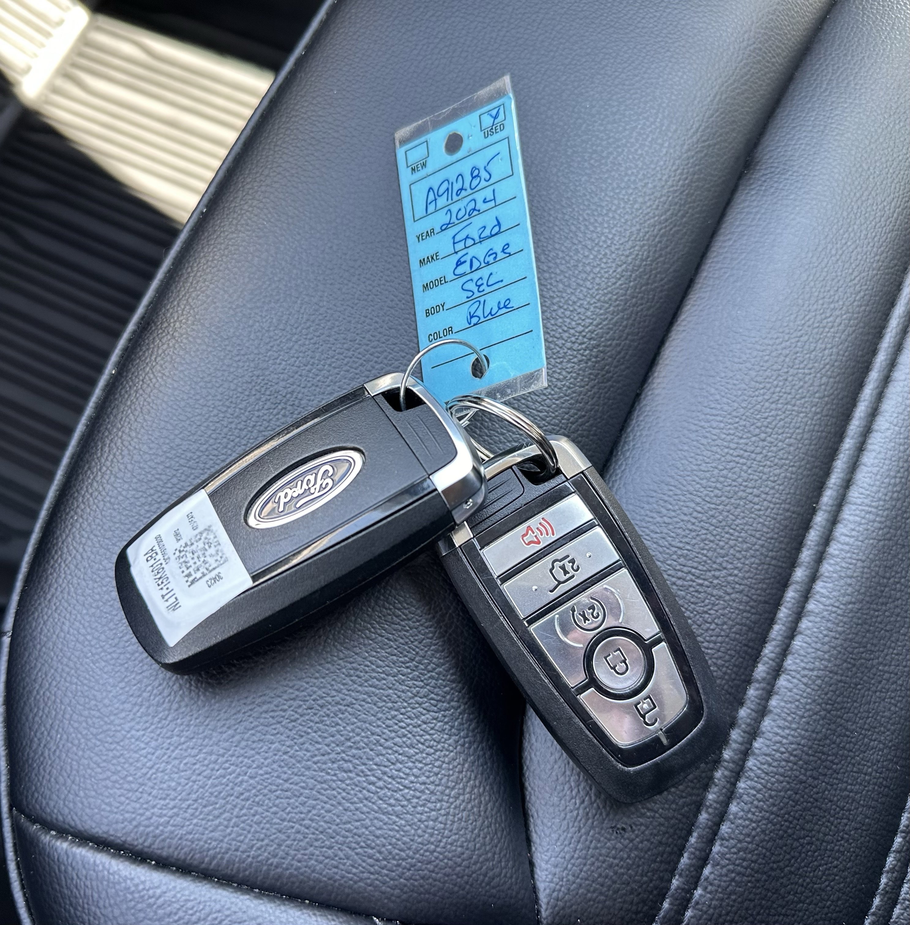 Certified Used 2024 Atlas Blue Metallic Ford SEL image 28